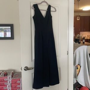 J. crew black linen jumpsuit